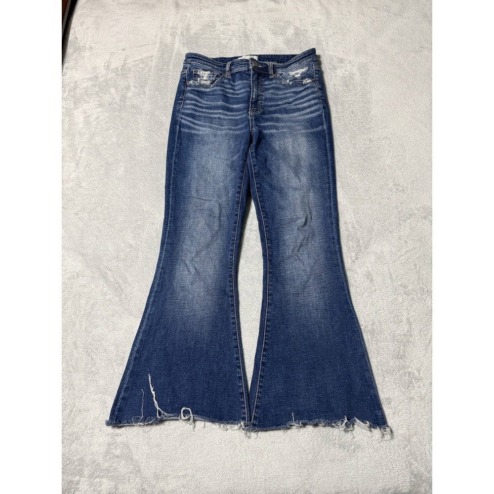 Buckle BKE Parker Womens 30x27.5 Universal Fit High Rise Super Flare Jeans